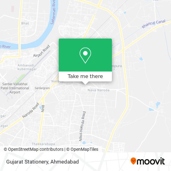 Gujarat Stationery map