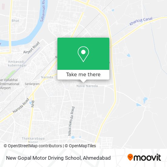 New Gopal Motor Driving School map