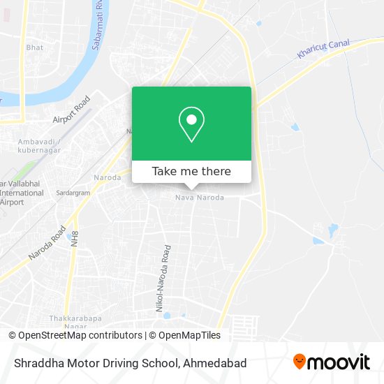 Shraddha Motor Driving School map