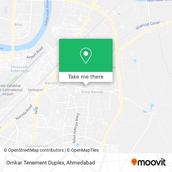 Omkar Tenement Duplex map