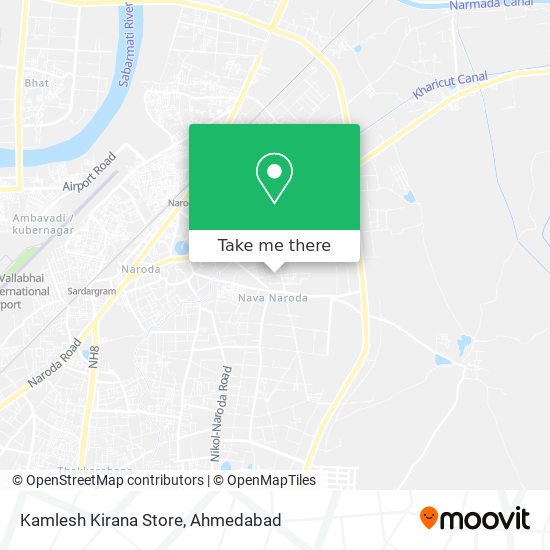 Kamlesh Kirana Store map