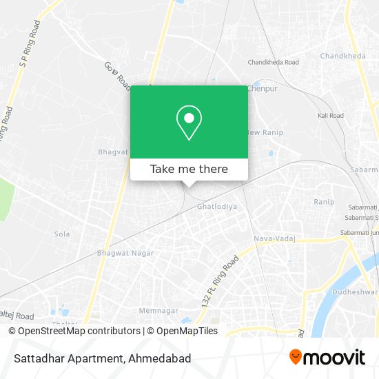 Sattadhar Apartment map