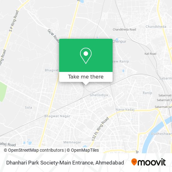 Dhanhari Park Society-Main Entrance map