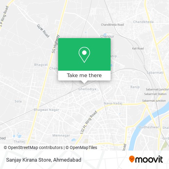 Sanjay Kirana Store map