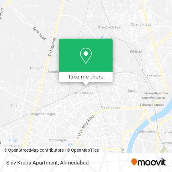 Shiv Krupa Apartment map