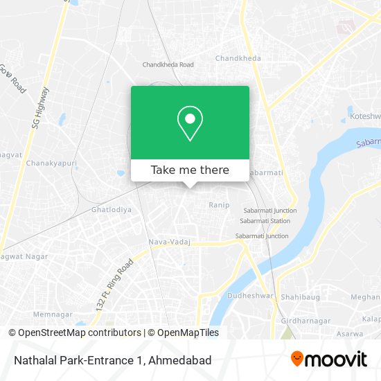 Nathalal Park-Entrance 1 map