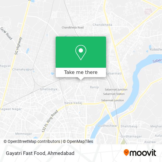 Gayatri Fast Food map