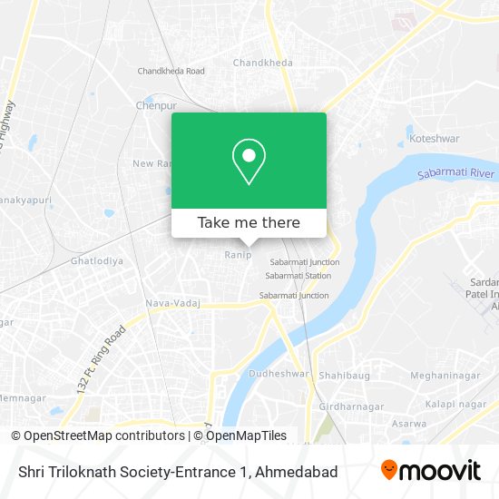 Shri Triloknath Society-Entrance 1 map