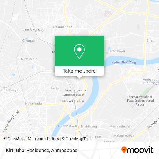 Kirti Bhai Residence map