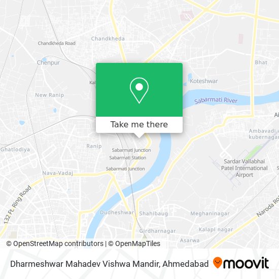Dharmeshwar Mahadev Vishwa Mandir map