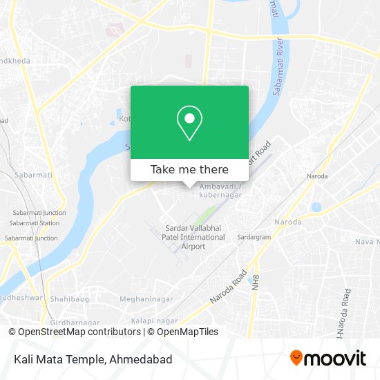 Kali Mata Temple map