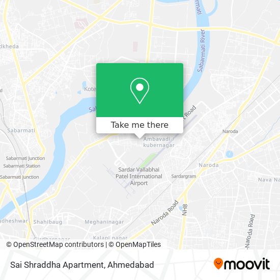 Sai Shraddha Apartment map