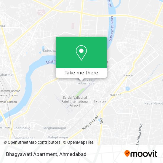 Bhagyawati Apartment map