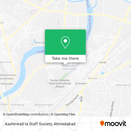 Aashirwad Ia Staff Society map