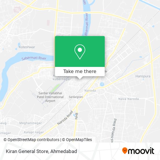Kiran General Store map