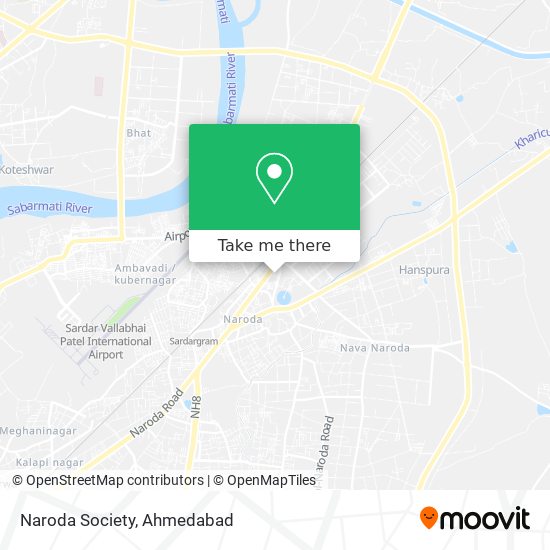 Naroda Society map