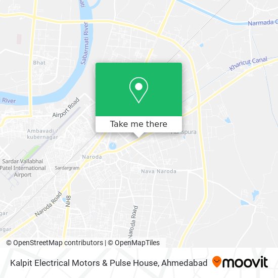 Kalpit Electrical Motors & Pulse House map