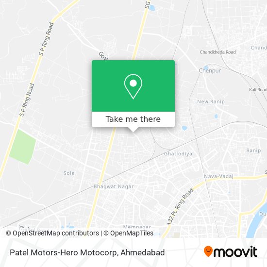 Patel Motors-Hero Motocorp map