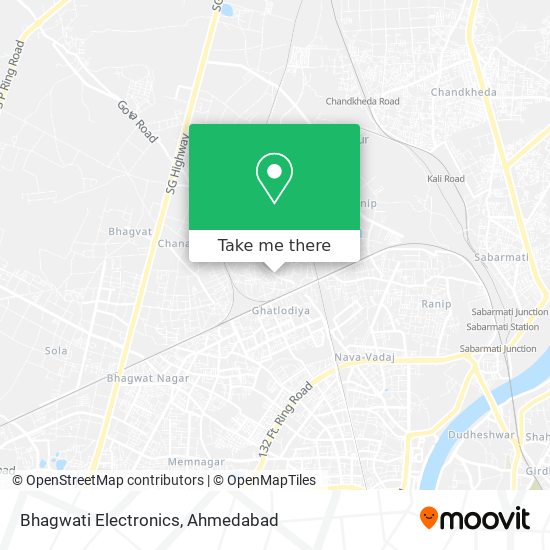 Bhagwati Electronics map