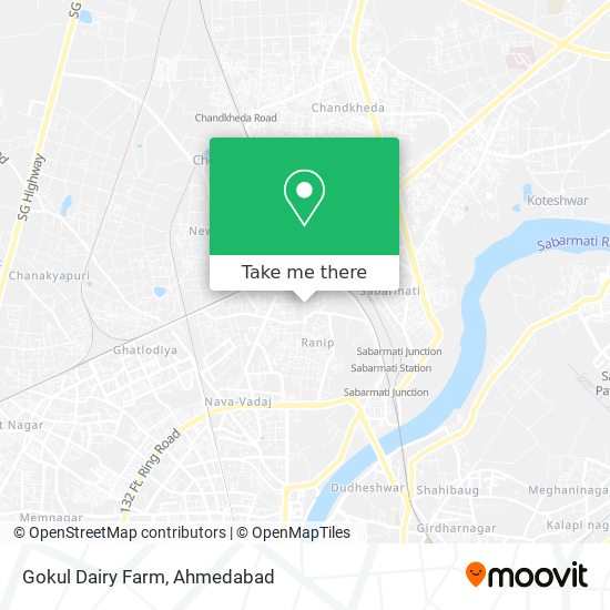 Gokul Dairy Farm map