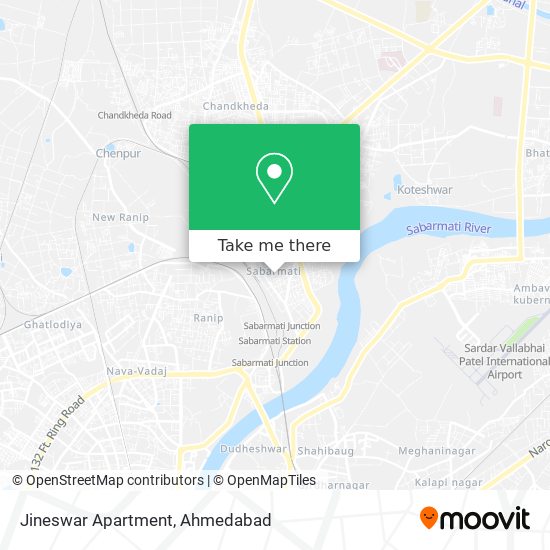 Jineswar Apartment map