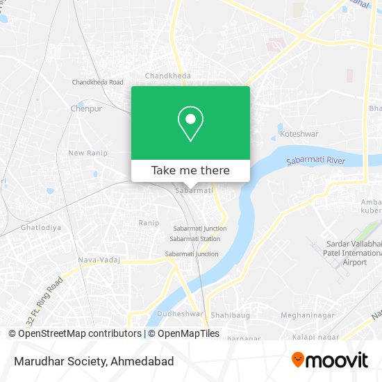 Marudhar Society map