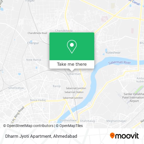 Dharm Jyoti Apartment map