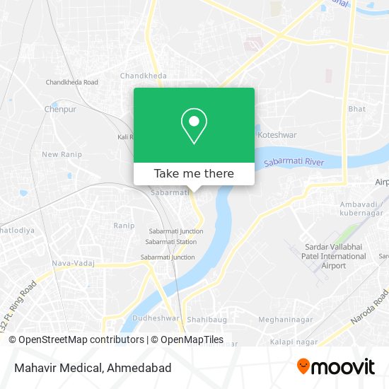 Mahavir Medical map