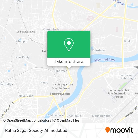 Ratna Sagar Society map