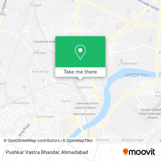 Pushkar Vastra Bhandar map