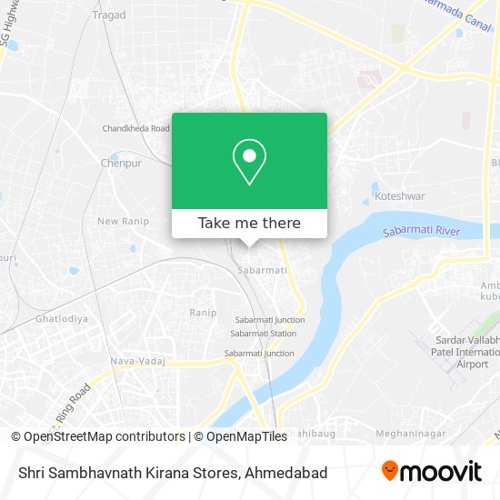 Shri Sambhavnath Kirana Stores map