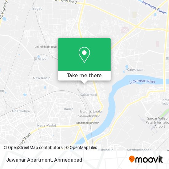 Jawahar Apartment map