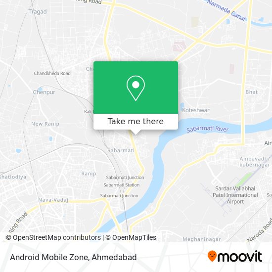 Android Mobile Zone map