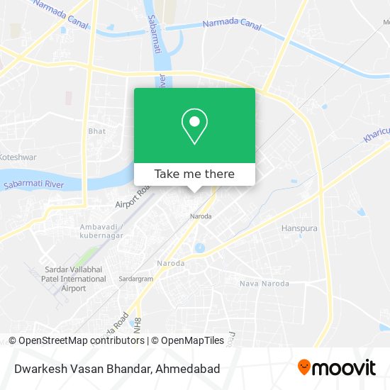 Dwarkesh Vasan Bhandar map