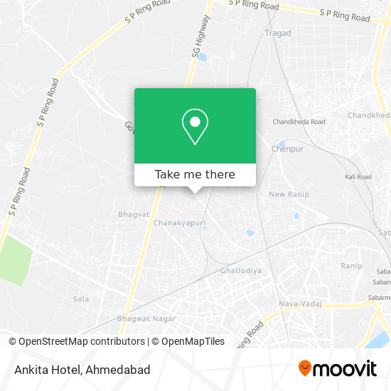 Ankita Hotel map