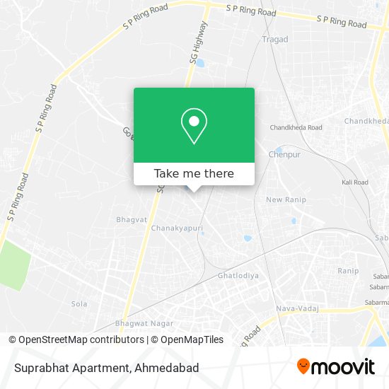 Suprabhat Apartment map