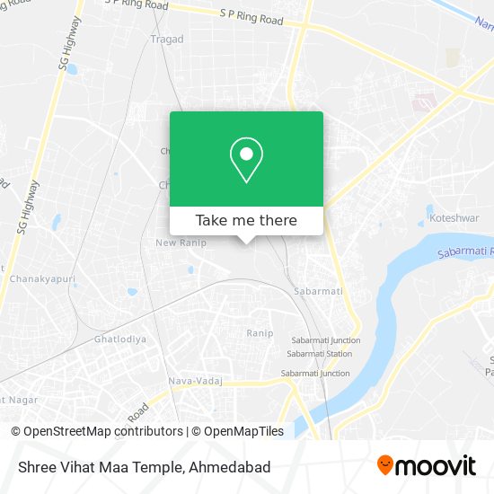 Shree Vihat Maa Temple map
