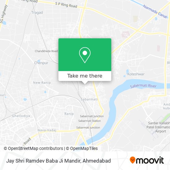 Jay Shri Ramdev Baba Ji Mandir map