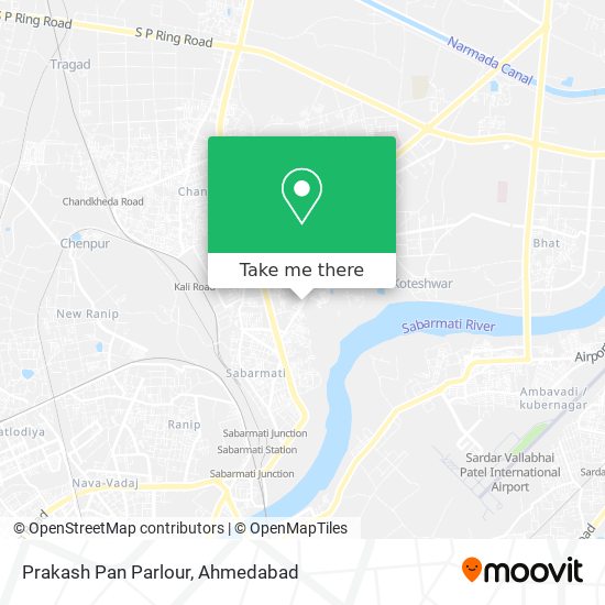 Prakash Pan Parlour map