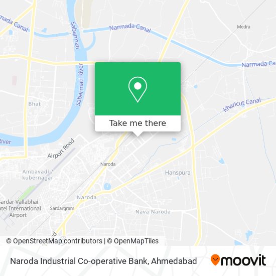 Naroda Industrial Co-operative Bank map