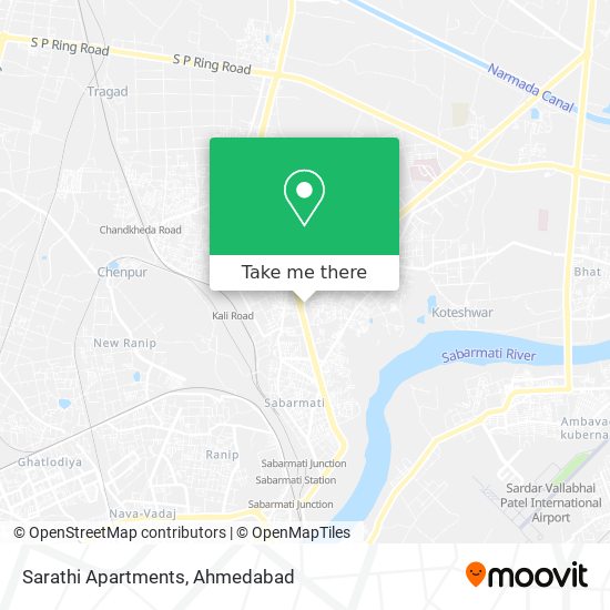 Sarathi Apartments map