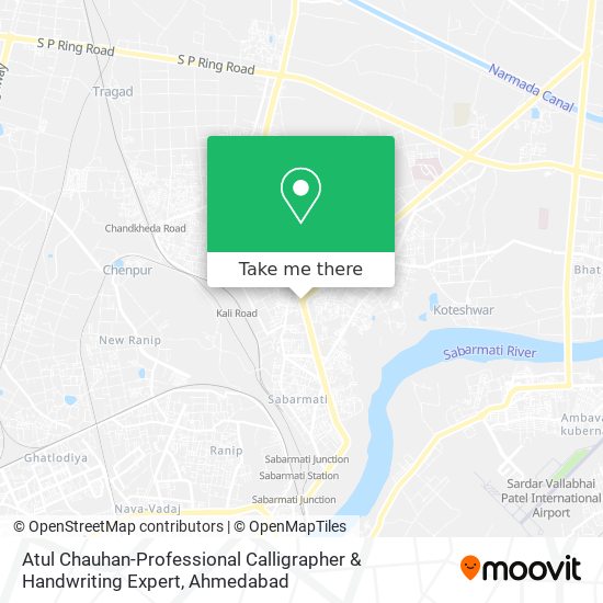 Atul Chauhan-Professional Calligrapher & Handwriting Expert map