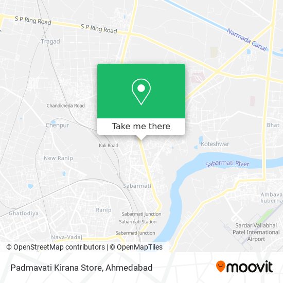 Padmavati Kirana Store map