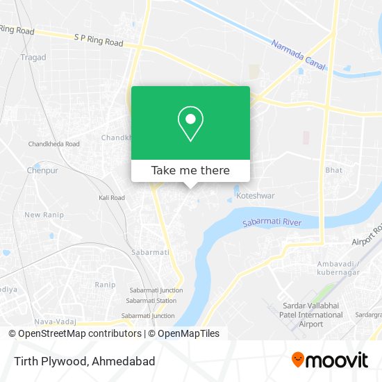 Tirth Plywood map