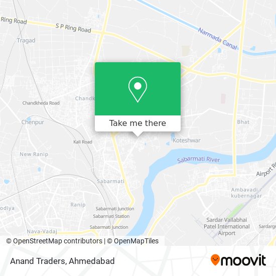 Anand Traders map