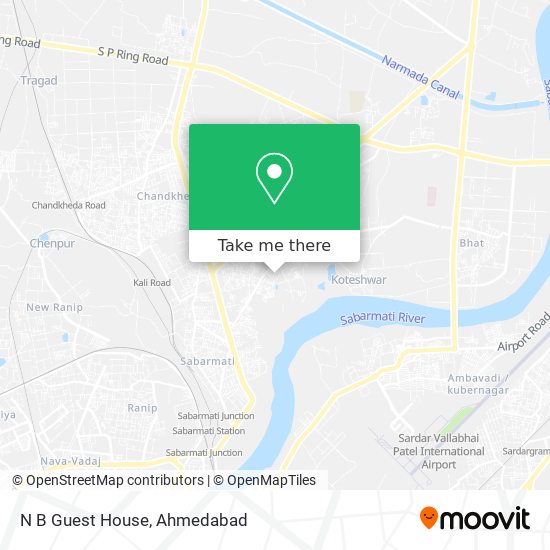 N B Guest House map