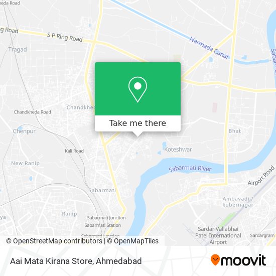 Aai Mata Kirana Store map