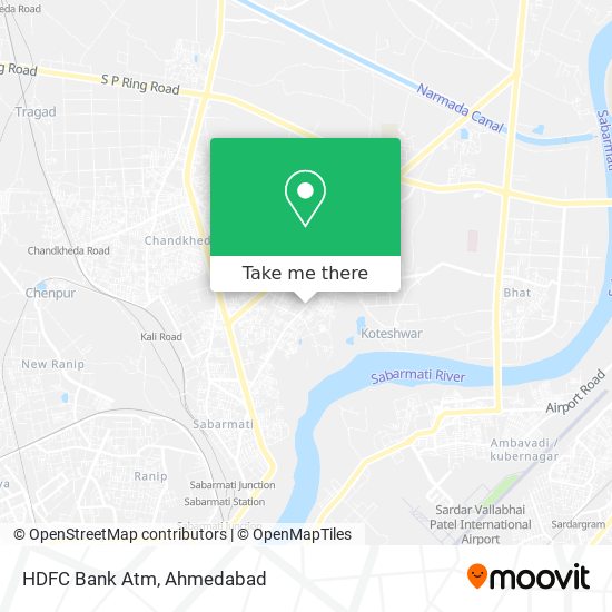 HDFC Bank Atm map