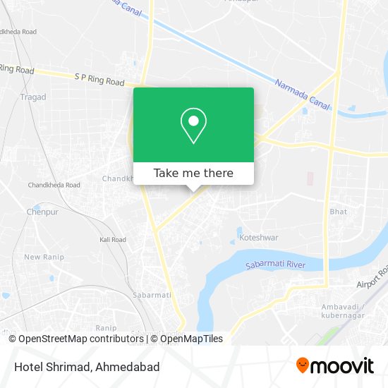 Hotel Shrimad map