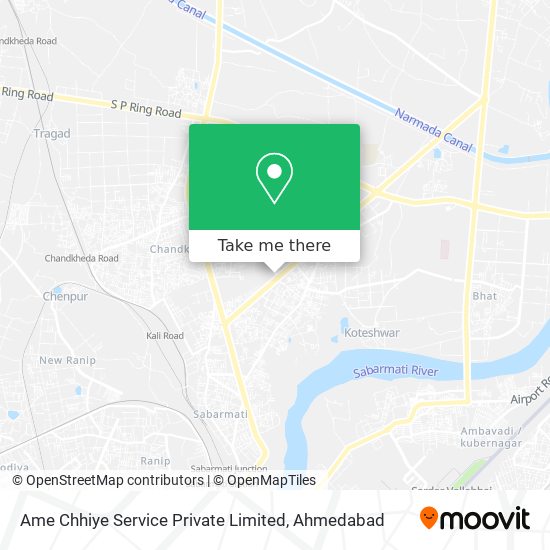 Ame Chhiye Service Private Limited map